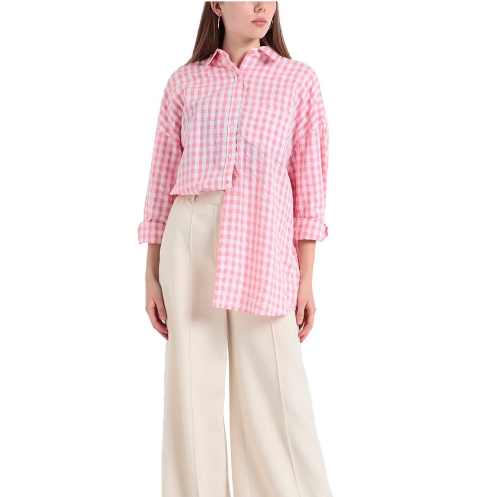 Topshop Oversized Gingham
